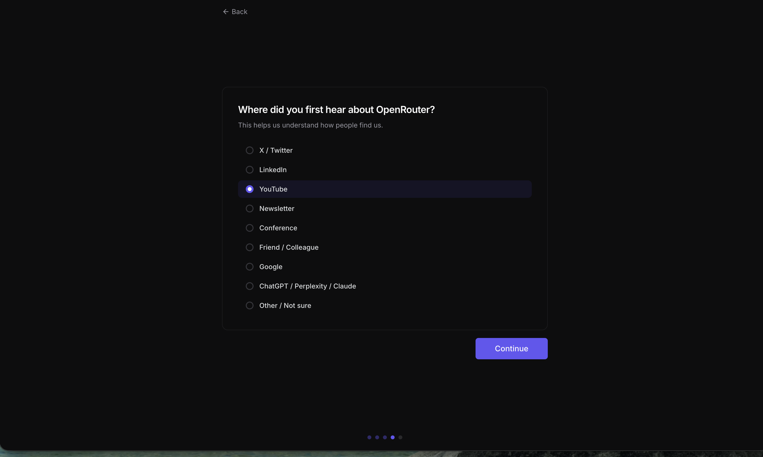 OpenRouter 問卷:從哪裡認識我們